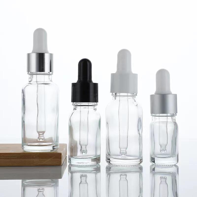 Glass Empty Dropper Bottle for Essential Oils, Perfume, and Cosmetics – Travel-Size Dispenser