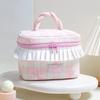 Square Portable Cosmetic Bag Kawaii Toiletry Bag Portable Handheld Cosmetic Case  Travel