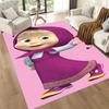 Masha Bear Floor Rug Office Rug Design for Outdoor Foyer Balcony Dormitory Anti-slip Rug Decorate Offices Wedding Party Gift