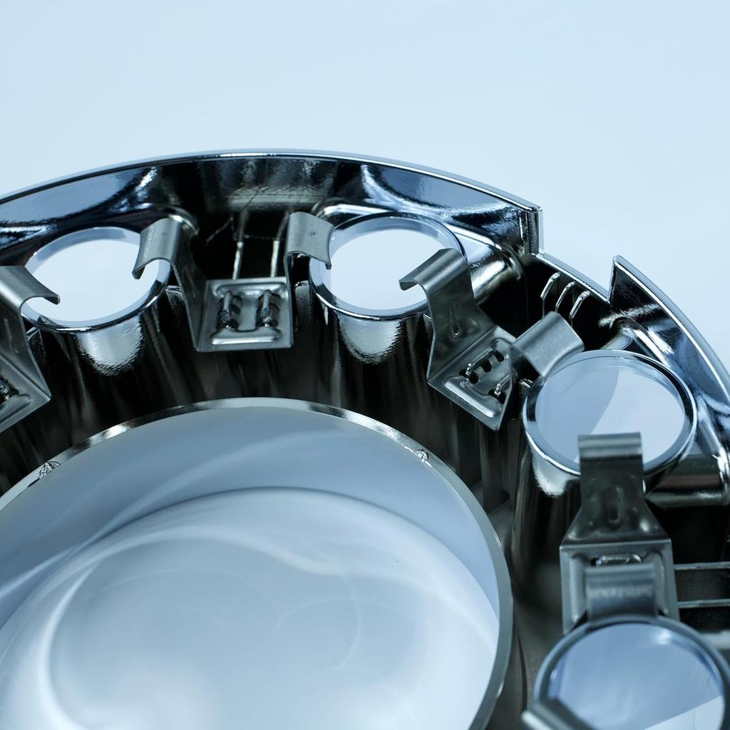 New 2017-2022 F250 F350 Super Duty Front Chrome Wheel Center Hub Cap Replaces HC3Z-1130-U