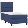 VidaXL Slatted Bed Base with Mattress and LED, Upholstered Bed, Single Bed, Adult Bed for Interior Bedroom, 3135075