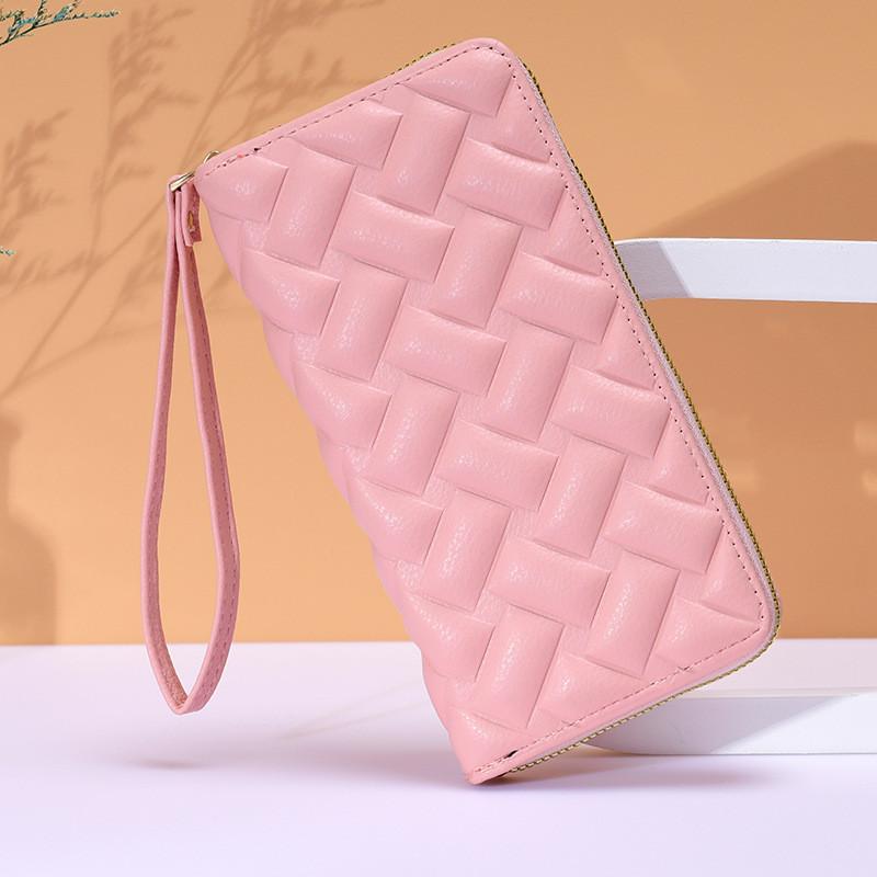 New Korean Style Ladies Wallet Long Multi-card Position Single Zipper Hand-held Bag Wallet Purse Wholesale