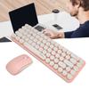 Wireless Keyboard Mouse Combo   Portable Retro Silent 2.4G Wireless 68 Keys   Keyboard Mouse Set