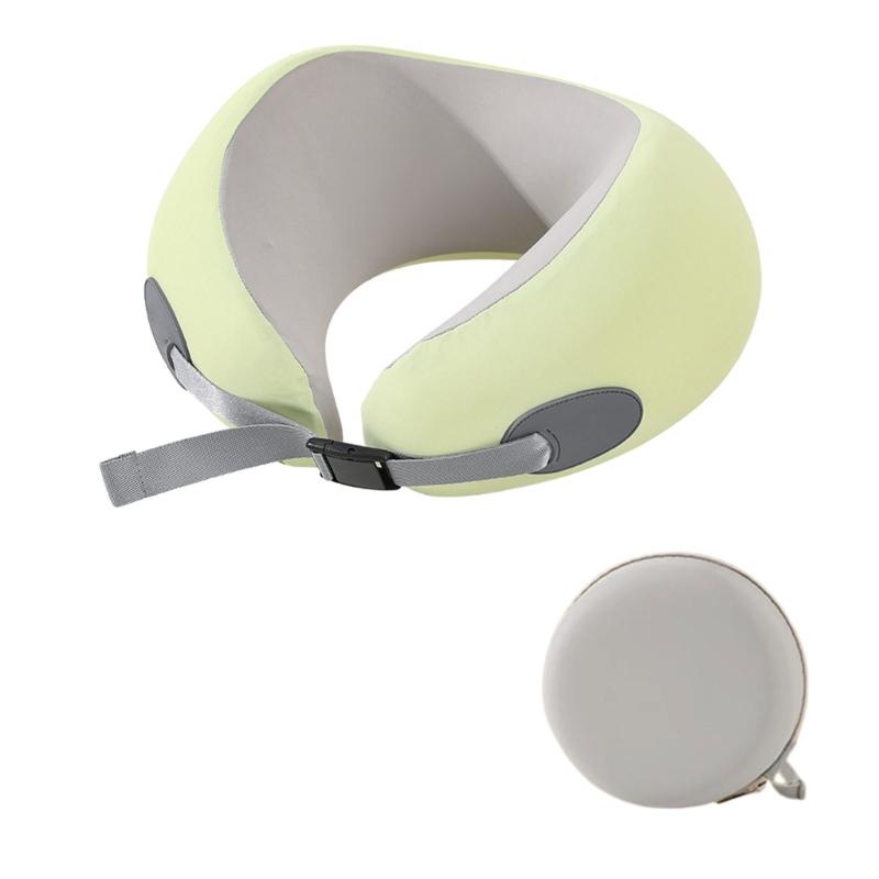Memory Foam Travel Neck Pillow for Head and Neck Support Soft U Shape Cushions for Airplanes Car Home Office