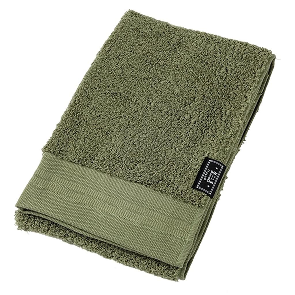 Kusubashi Mon Ori Imabari Towel Tantoro 2 Face 34cm x Towel, Khaki, 85cm, 1-68265-31-MOG