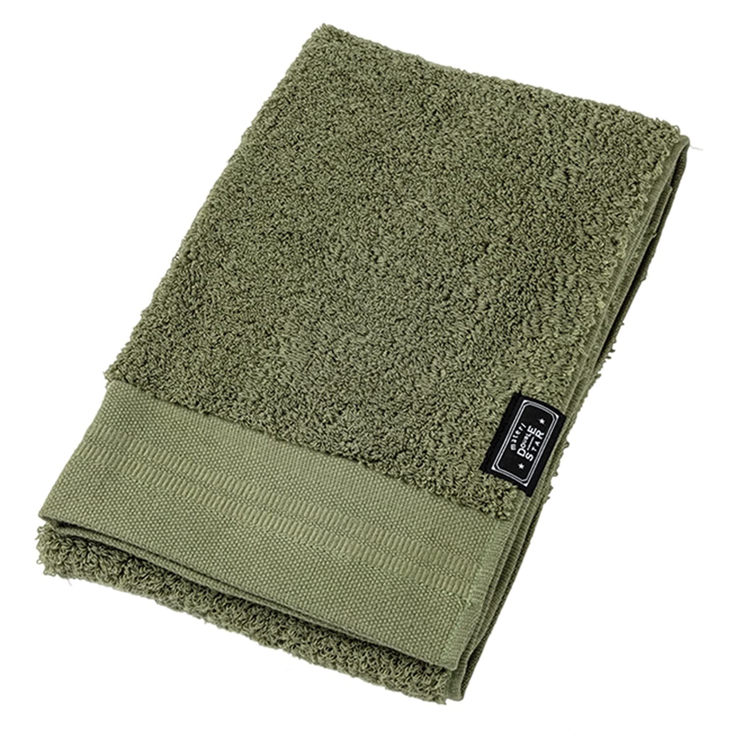 Kusubashi Mon Ori Imabari Towel Face Towel, Tantoro 2, Khaki, 34cm x 85cm, 1-68265-31-MOG