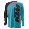 Heren Mountainbike Fietsjersey Lange Mouw Sneldrogend Ademend Trail Rijden Top Buitensporten