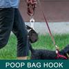 Hundekot-Träger Knochenform Hundekotbeutel-Haken Haustier-Transportzubehör Mit Karabiner Tragbare Müllbeutel-Klemme Für Städtische Reisen