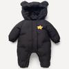 Baby Lightweight Down Jacket, Warm Down Liner Romper for Infants, Unisex Baby Outdoor Wear, One-Piece Crawling Suit
