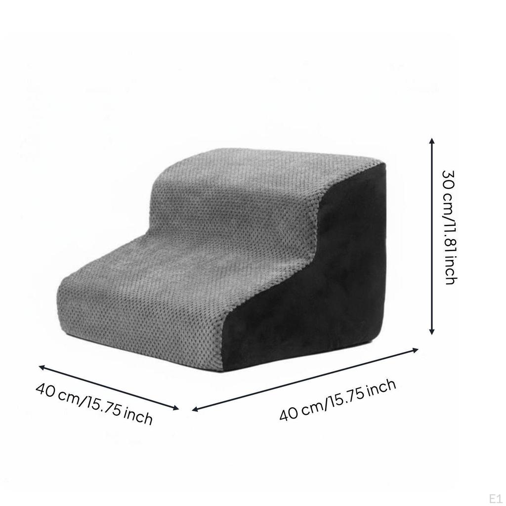 Dog Stair for Bed Washable Cover Ladder NonSlip Bottom Pet Climbing Small Dogs,