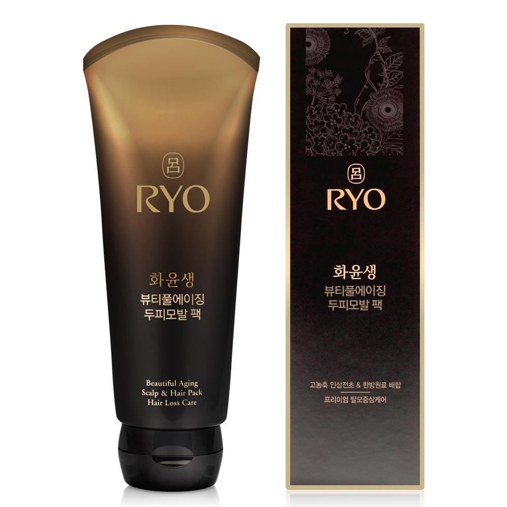 Ryo Hwayunsaeng Beautiful Aging Hair 2-piece Set (Shampoo 350ml + Pack 230ml)