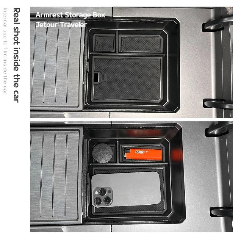 For Chery Jietu traveler 2025-2025 armrest box storage box central control modified storage compartment box internal accessories