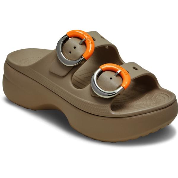 Женские платформенные сандалии Crocs с глубокой пряжкой 213246 2nm W5(220mm)
