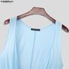INCERUN Men Sleeveless Deep V Fitted Bodysuits One Piece Jumpsuits Underwear