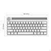 0% Mechanische Tastatur 6 RGB-Beleuchtungseffekte Desktop-Gaming-Tastatur für Windows 400mAh Akku