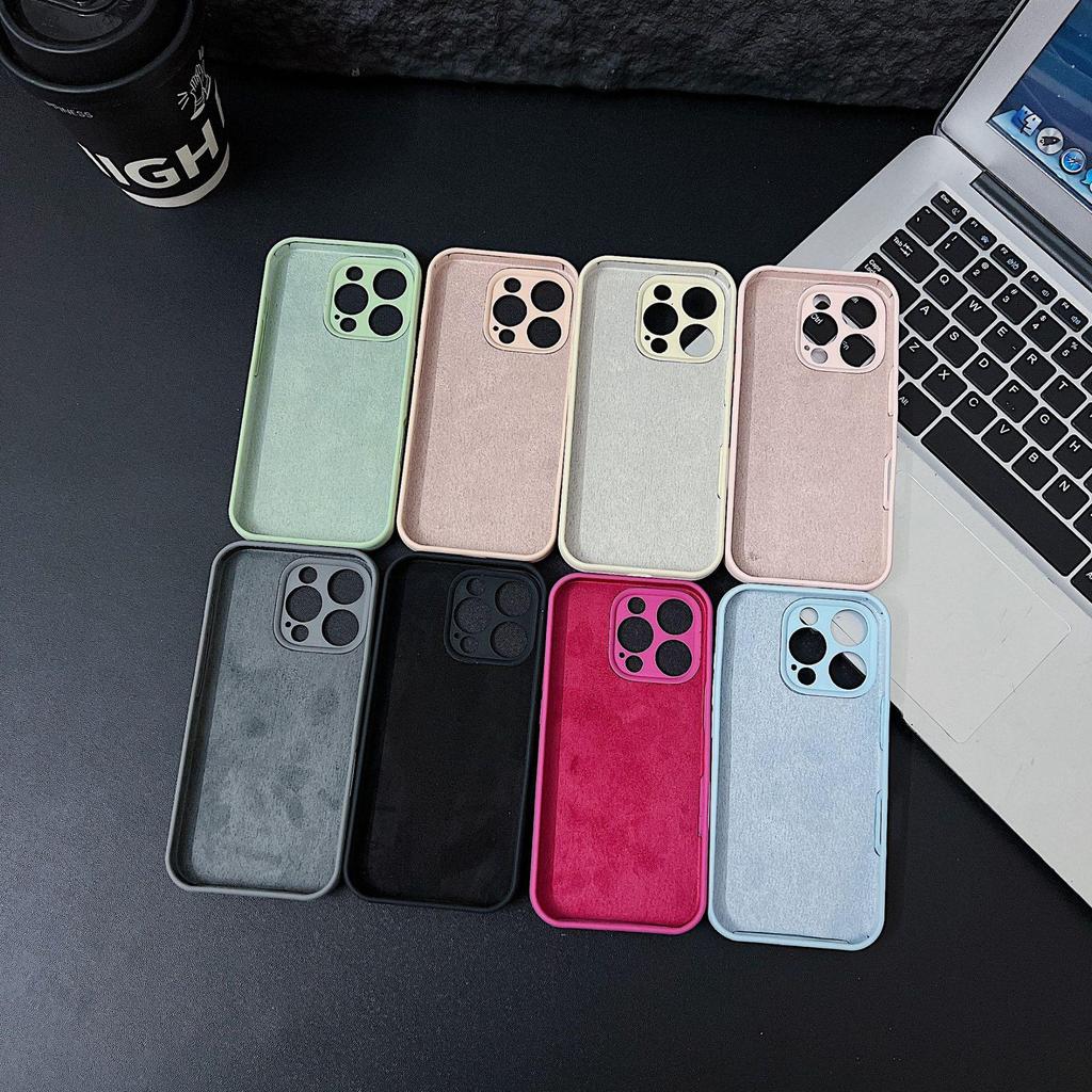 iPhone 16 PRO Liquid Silicone Case with 360° Rotating Stand & Magnetic Anti-Drop Protection for Apple 15
