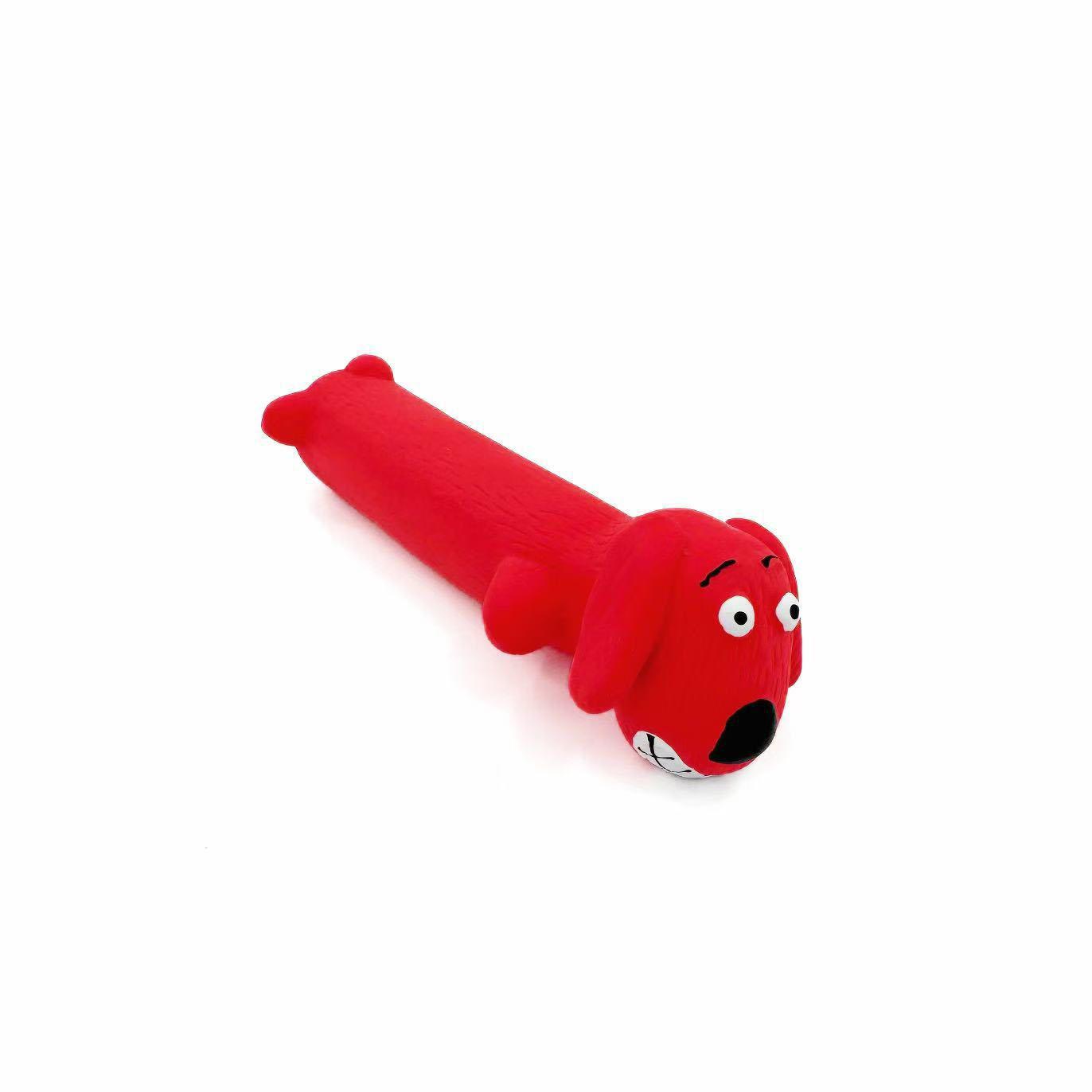 

Vocal Dog Chew Toy Interactive Squeaky Pet Plaything Durable Teething Training Supplies for Puppy Small Medium Dogs New Arrival красный