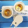 E27 EU Plug Adapter with Power on-Off Control Switch E27 Socket Lamp Base Lamp Socket