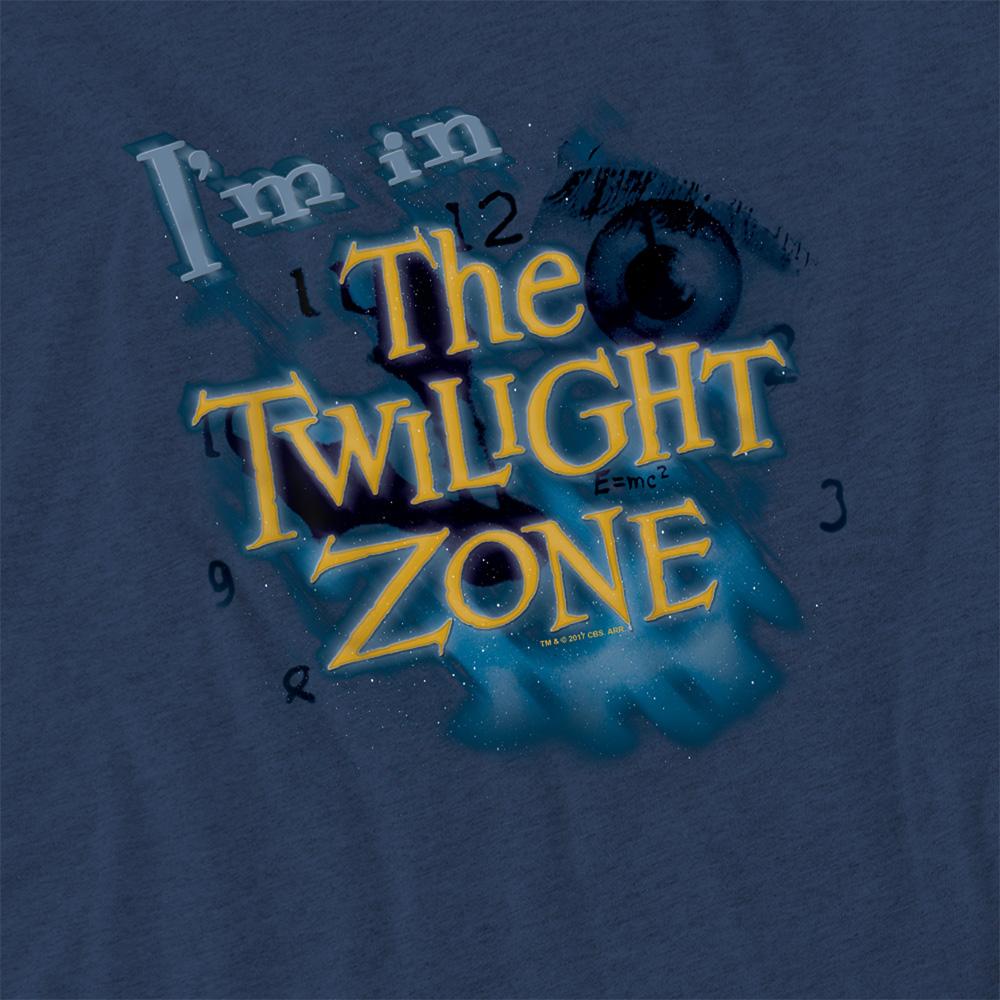 The Twilight Zone Unisex Adult IÂ´m In The Twilight Zone Heather T-Shirt