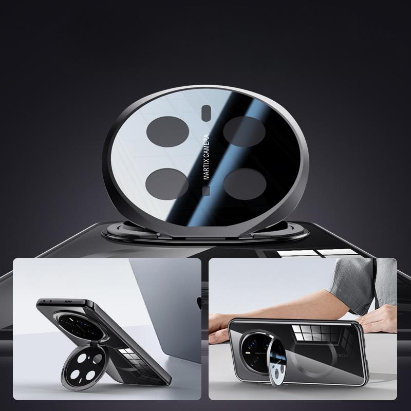 Objektivschutz, unsichtbarer Standkoffer für Honor Magic 7 Pro Magic7Pro Magsafe, kabelloses Laden, Adsorption, matte PC-Telefonabdeckung