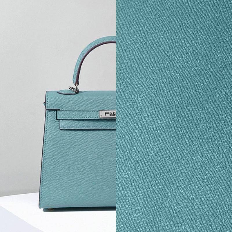 The Second Generation Kelly Bag Palm Pattern Cowhide Shoulder Bag Women's Leather Versatile Commuter Messenger Portable Kelly Bag