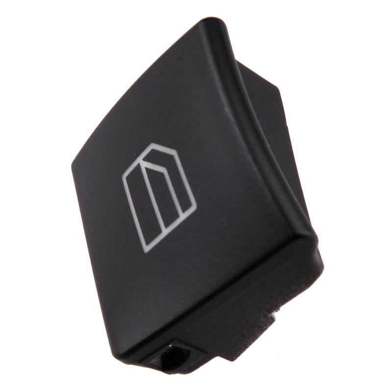 4Pcs Black Car Master Window Switch Button Cover Cap Fit for Mercedes-Benz C Class W204 C200 C220 E200 CLA GLK ML350