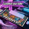 Benutzerdefinierter Name Personalisierte Five Nights at Freddy's Muster Mauspads, Laptop PC Schreibtischmatte, Dekorative Schreibtischmatte für Zuhause Tastaturpad Geschenk