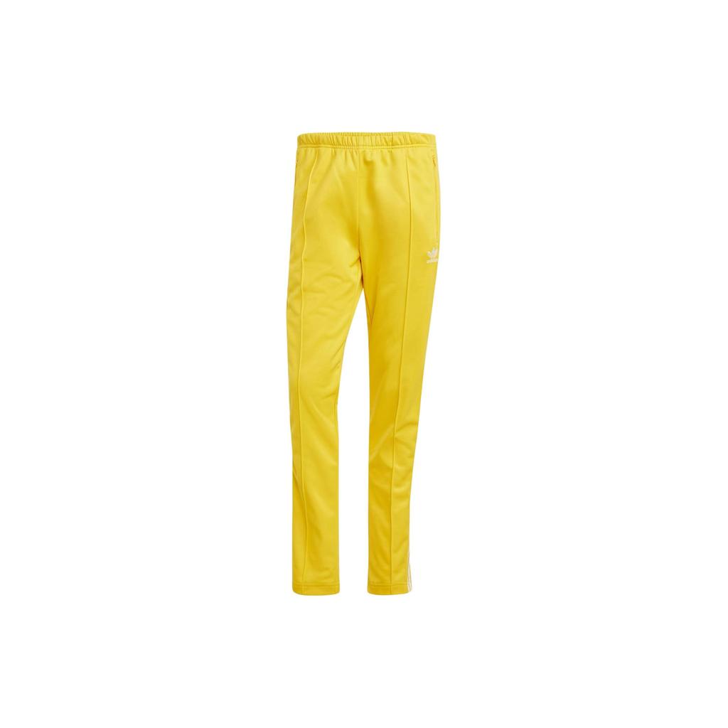 Adidas Originals Adicolor Beckenbauer Track Pants With Three Stripes And Elastic Waist Men Bottoms Sunlight-Yellow IP0423