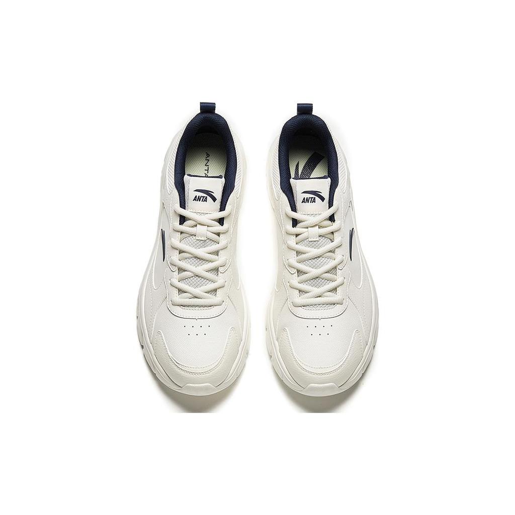 New Anta Slip Resistant, Abrasion Resistant, Lightweight Low Top Running Shoes Men's White 912345580-10