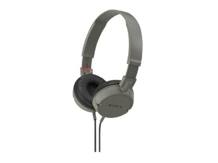 Sony Gray Closed-Back On-Ear Headphones, Mdr-Zx100/H