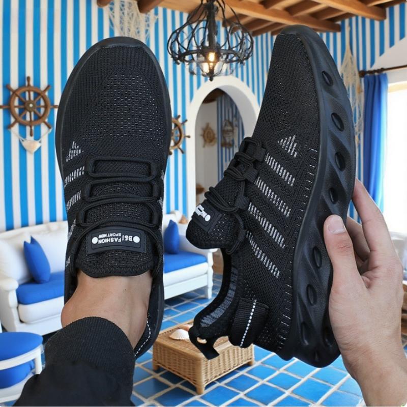 Women'S Fashion Casual Sneakers Stylish Breathable Running Shoes Lightweight Nordic Walking Practical Personality Sneakers Men