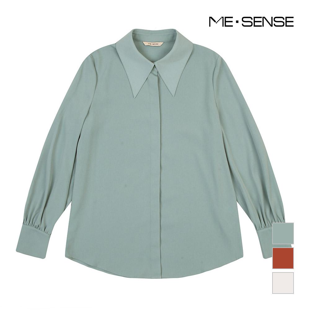 MESENSE Hidden Button Collar Blouse_Mb19Blp108Z