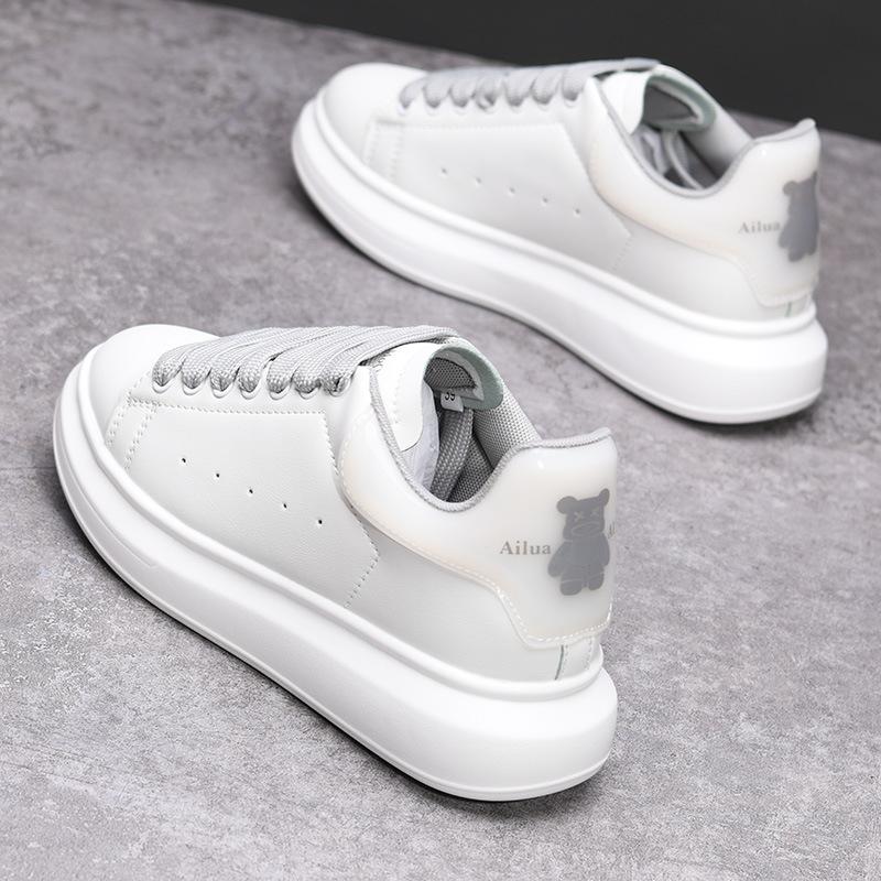 

Thick sole inner height increase 22 spring and summer new muffin shoes trendy casual shoes couple shoes 35