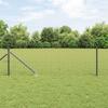Fence Posts with Drive In Sleeve 26 Pcs Grey
