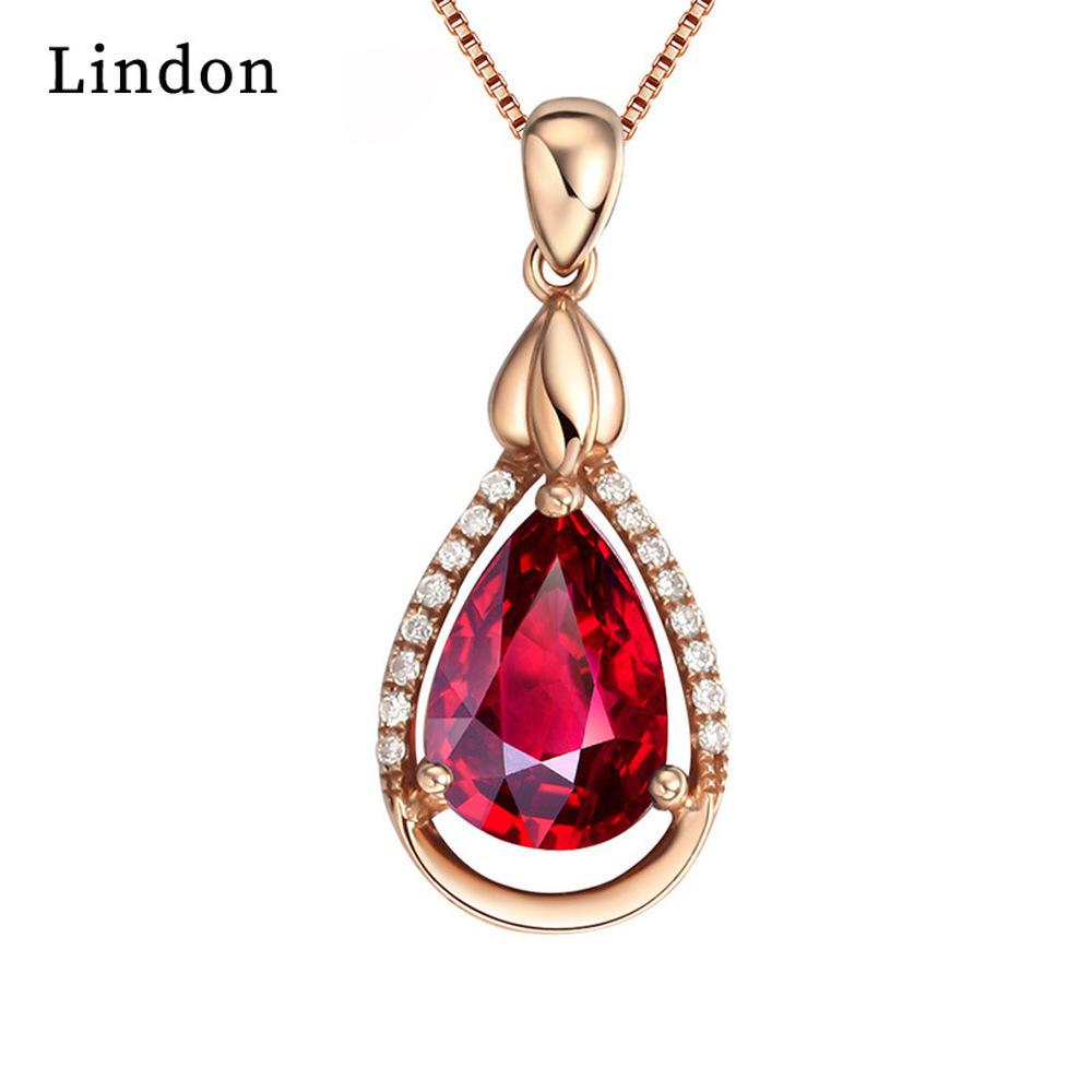 Dámský náhrdelník Lindon Přívěsek z měděné slitiny Zirkon Módní dárek