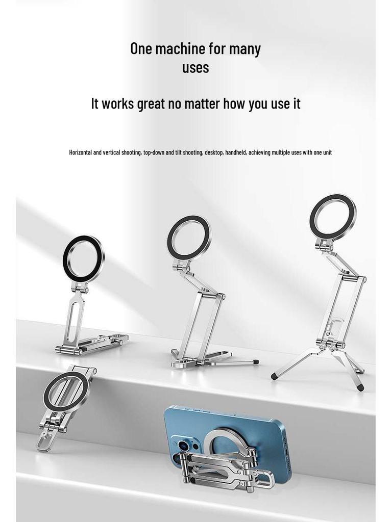 MagSafe Foldable Metal Phone Holder & Tripod
