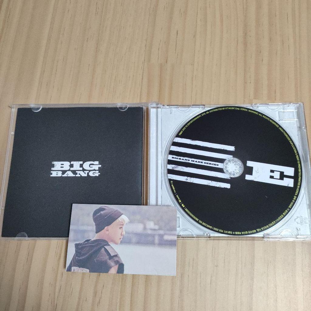 [USED] BIGBANG MADE SERIES E Korean CD Black Trading Card Seungri