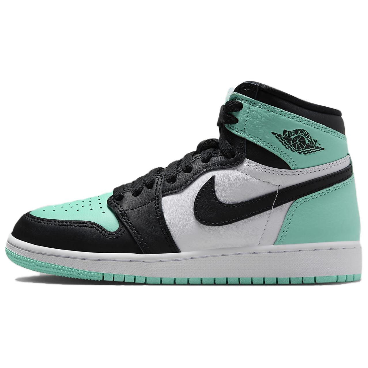 

новые Jordan Air Jordan 1 Retro High Green Glow GS 37.5
