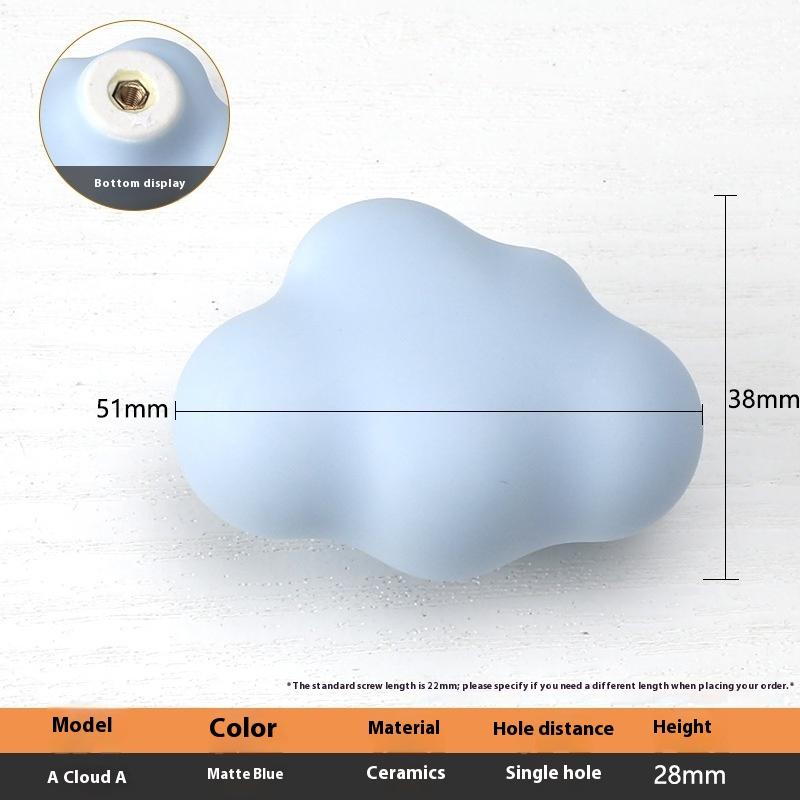 Keramik Schrankgriffe im nordischen Stil für Kinderzimmer, Macaron-farbenfrohe runde Schubladenknöpfe und -griffe, Möbelgriffe für Kinder