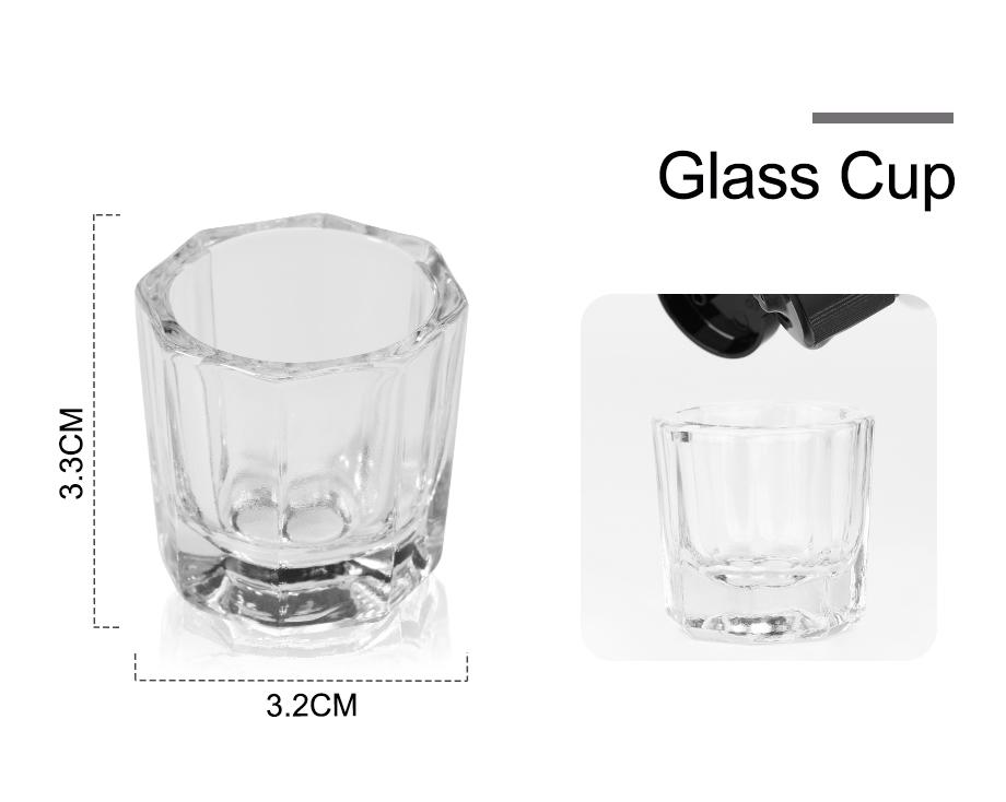 ROSALIND Akrylový pudr Crystal Nail Art Tips Builder Transparentní akrylová pudrová manikúra na nehty 10 g Růžová Bílá Čirá