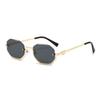 Geometric Polygon Shape Sunglasses With Uv400 Protection For Fashionable Outdoor Wear