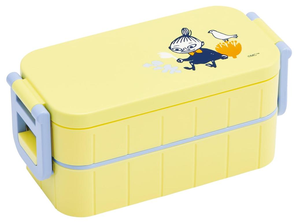 Skater Lunch Made In Moomin Little My Flower Box, 2-tier, 600ml, Japan, Design, YZW3-A