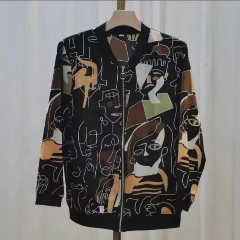 

Женская шифоновая солнцезащитная рубашка с длинным рукавом и повседневная куртка-бомбер 5XL