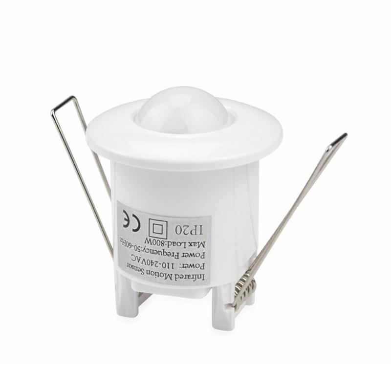 Hanperal 110v-220v 360° Infrared Recessed PIR Ceiling Motion Sensor Detector Light Switch Motion Light Sensor NA Hanperal 110v-220v 360° Infrared Recessed PIR Ceiling Motion Sensor Detector Light Switch Motion Light Sensor NA