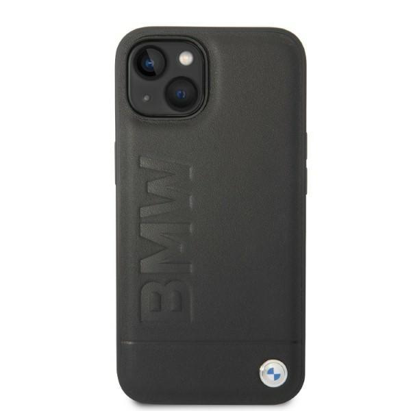 Bmw Case Bmhmp14Ssllbk Iphone 14 / 15 / 13 6.1 Black/Black Hardcase Signature Logo Imprint Magsafe