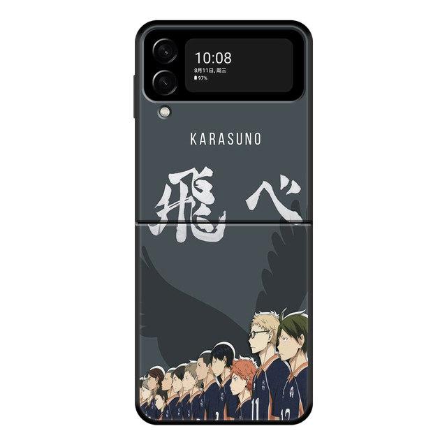 

Для Samsung Z Flip3 5g Zflip Flip Zflip3 чехол для смартфона Fundas Haikyuu Hinata Attacks аниме жесткий ПК Samsung Z Flip3 5G