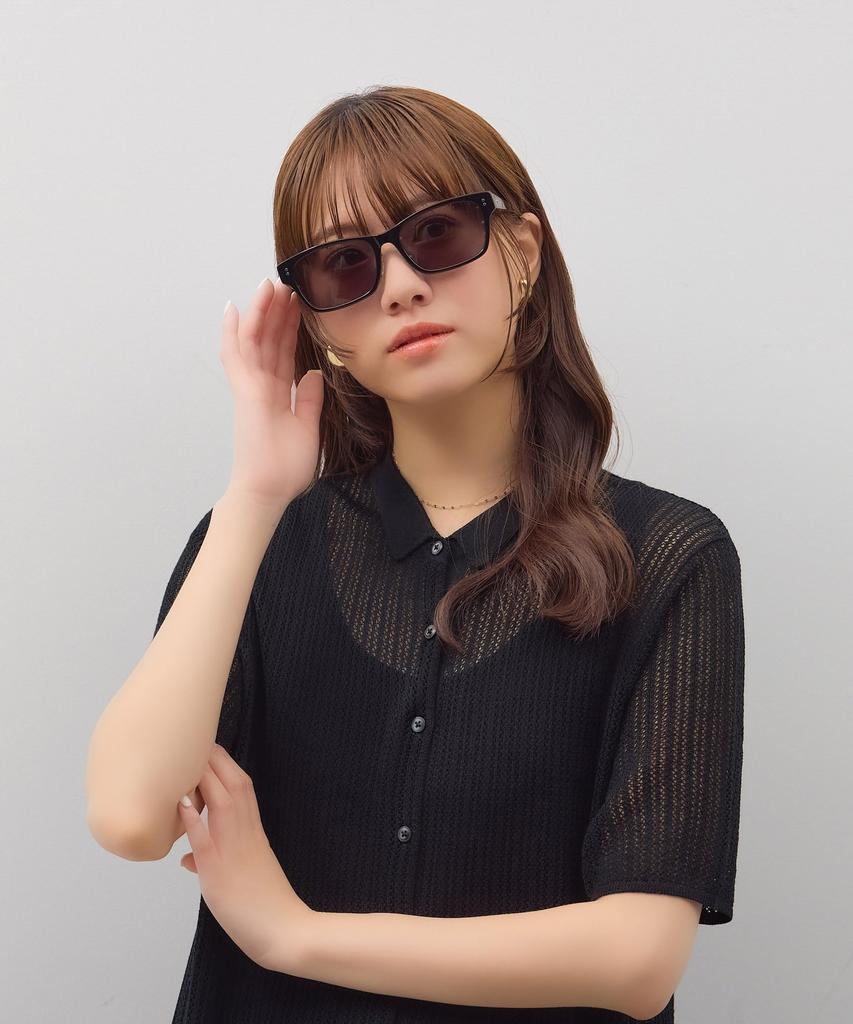 [Zoff] SUNCUTGlassesUV100%CUT Wellington-style Sunglasses  Colored Lenses, Stylish, UV Protection, Men's, Women's, Unisex [ZN241G1714E2 ZN241G17-14E2