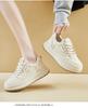 2025 Spring White Korean Style Women's Height-Boost Sneakers Q5615