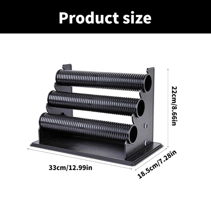 Plastic Jewelry Holder for Exhibiting Accessories Bracelets and Bangle Display Rack 3 Tiers Wrist Accessories Organizer