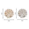 Pearl Large Brooch Diamond Pin Women's Anti-Light Corsage High-Level Coat Trenchcoat Suit Accessories Cross-Border
